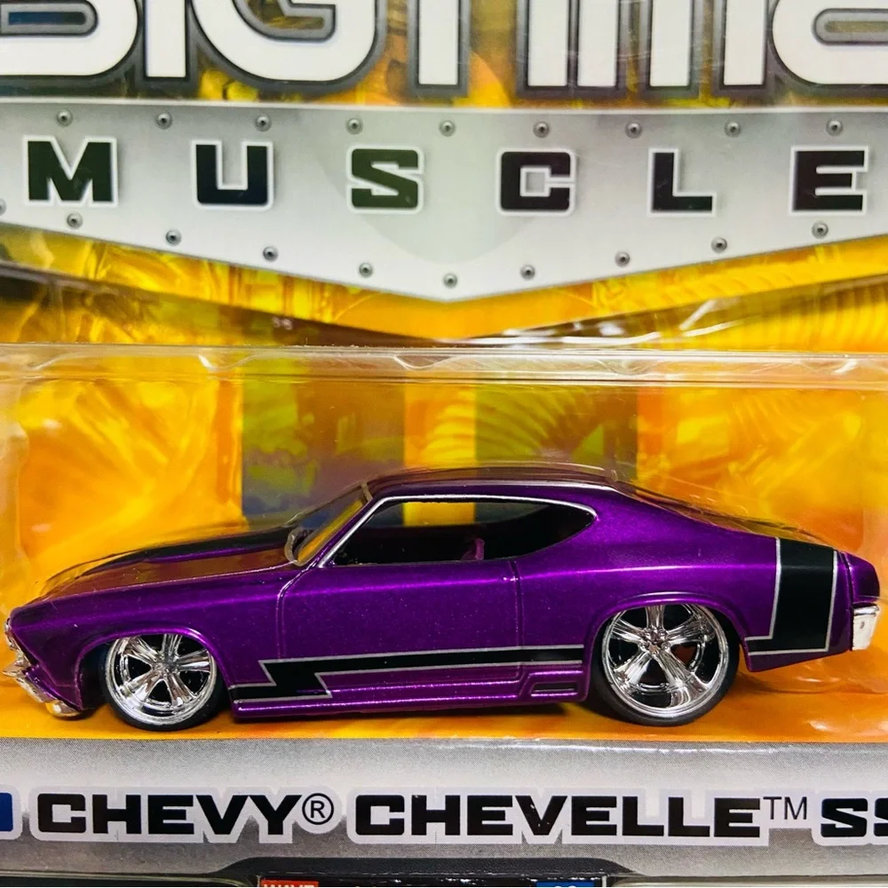 Jada Dub Bigtime Muscle 1969 Chevy Chevelle SS Purple Nostalgic